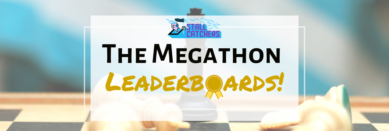 The #Megathon leaderboards -- who made it to the top ?! 🏆