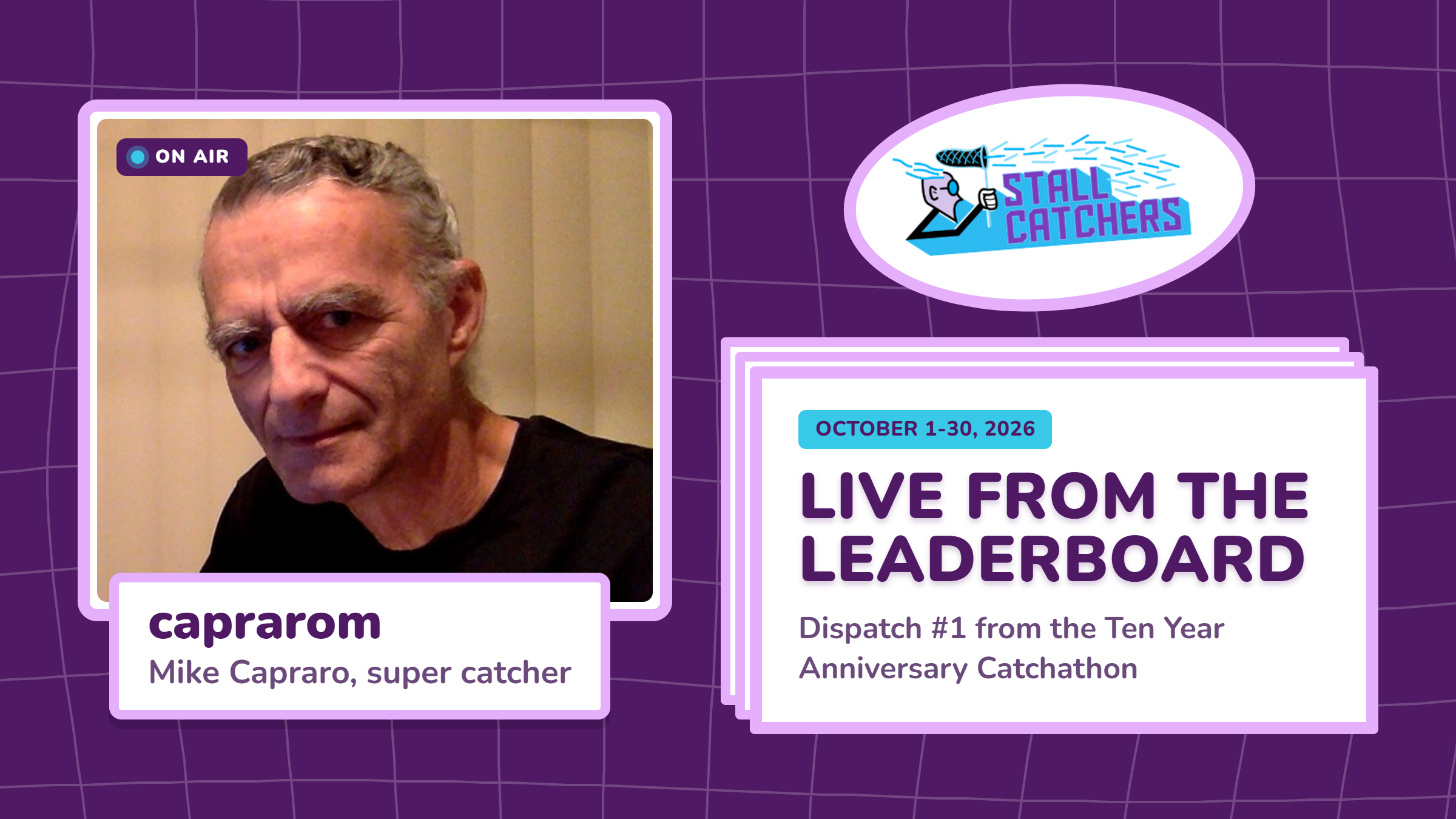 Live from the Leaderboard: Super Catcher caprarom Reports In 🏆